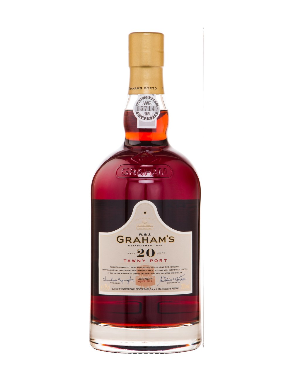 Vinho do Porto Graham's 20 Anos Tawny 750 ml