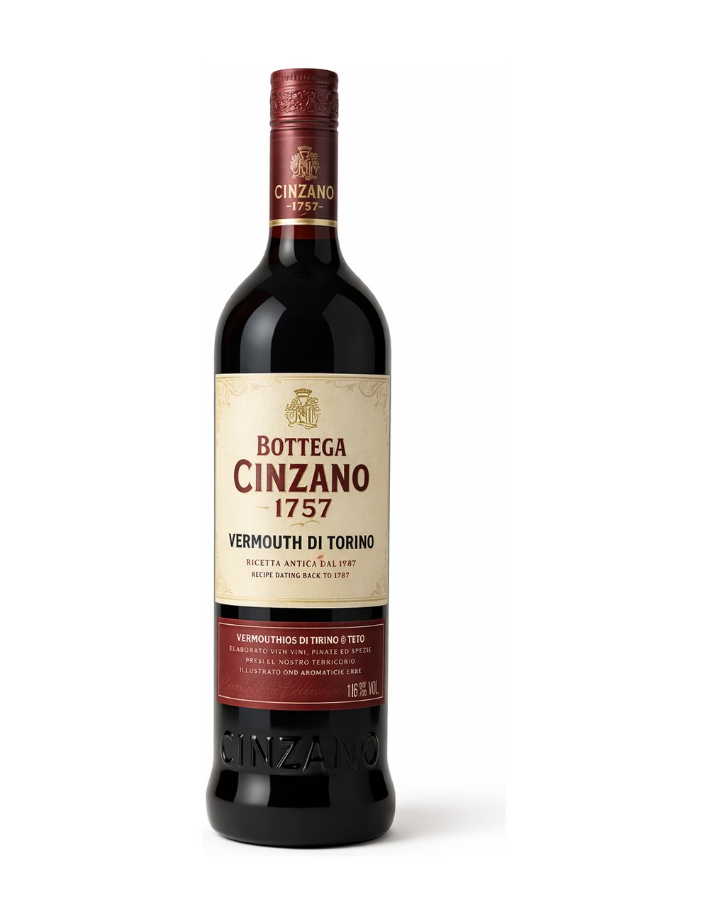 Vermouth Bottega Cinzano 1757