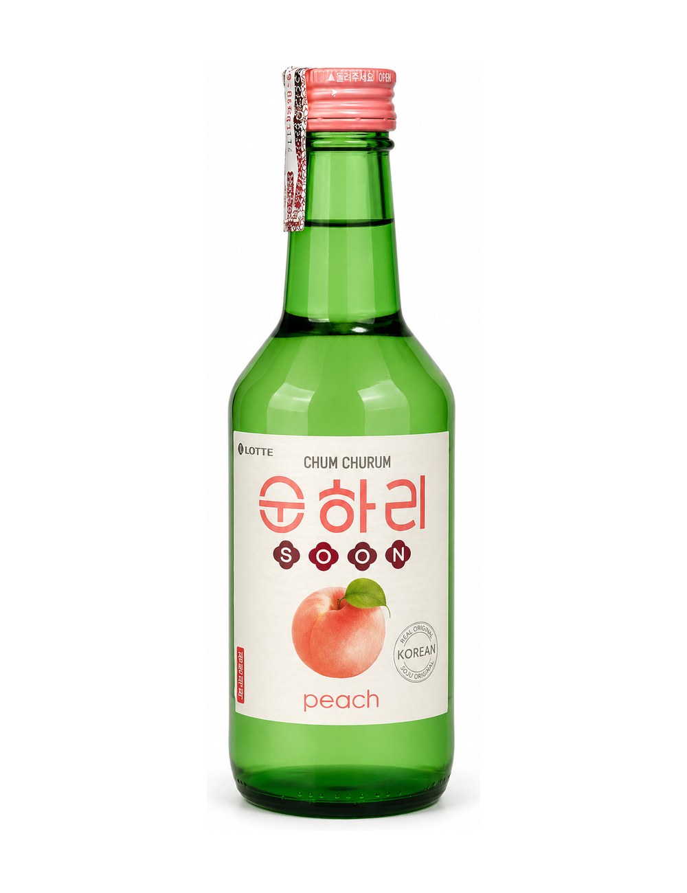 Soju (Sochu) Chum-Churum Pêssego