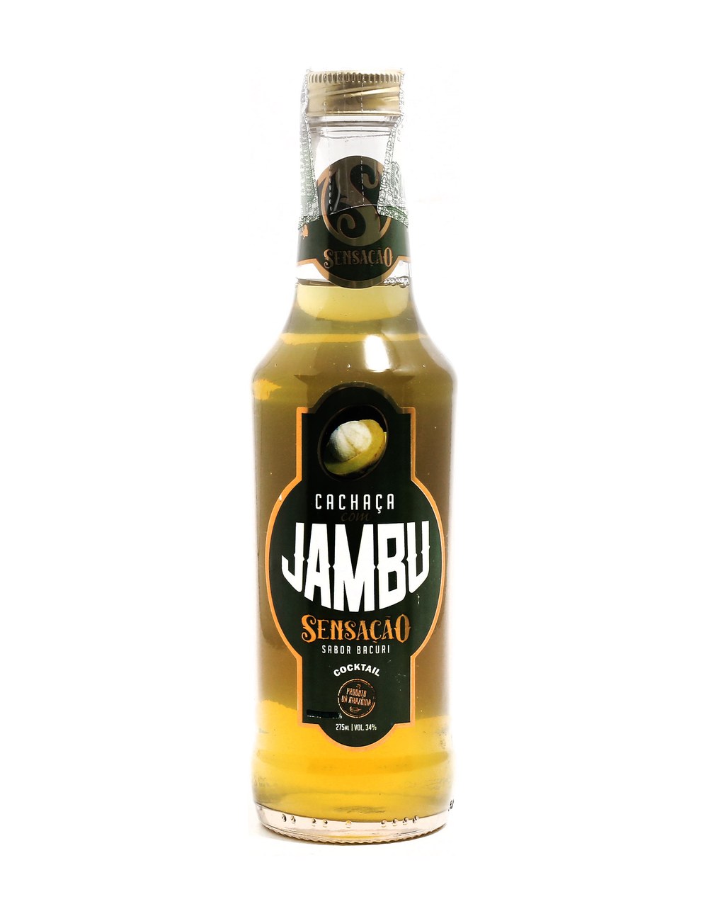 Cachaça com Jambu Sensação Sabor Bacuri