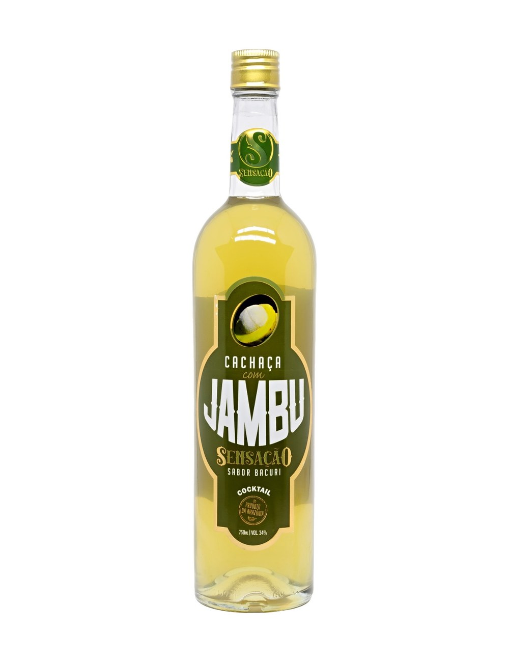 Cachaça com Jambu Sensação Sabor Bacuri 750 ml