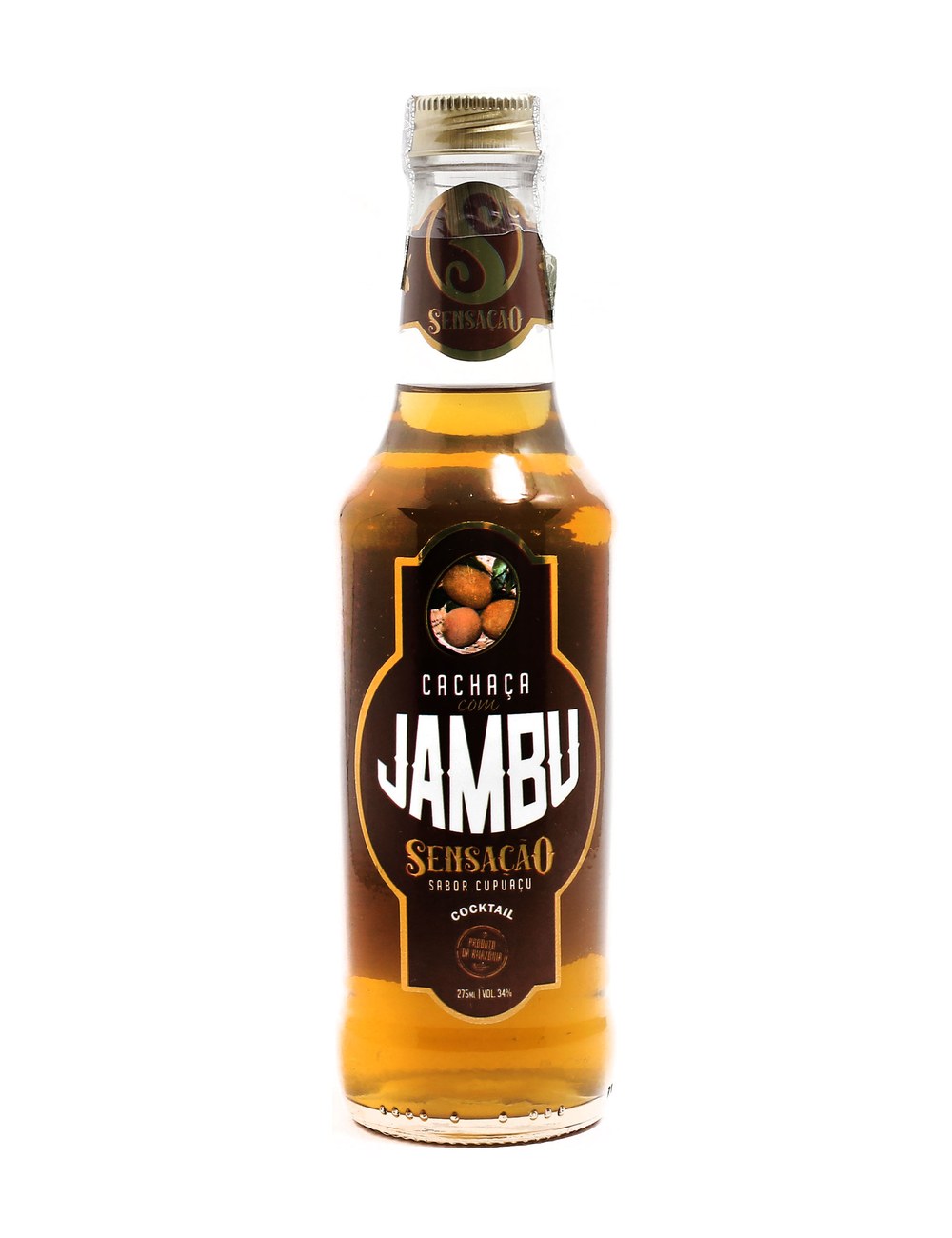 Cachaça com Jambu Sensação Sabor Cupuaçu