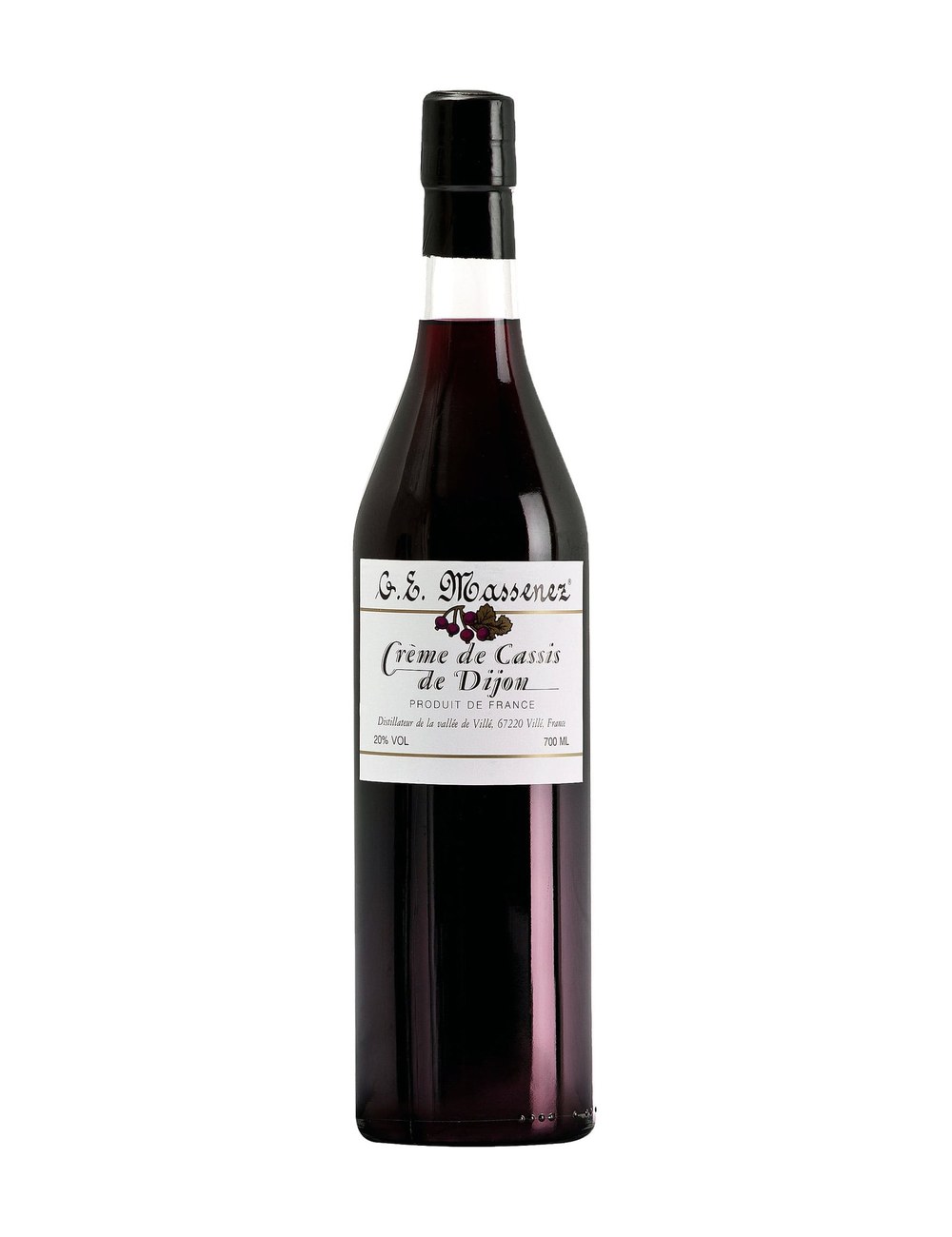 Creme de Cassis G. E. Massenez